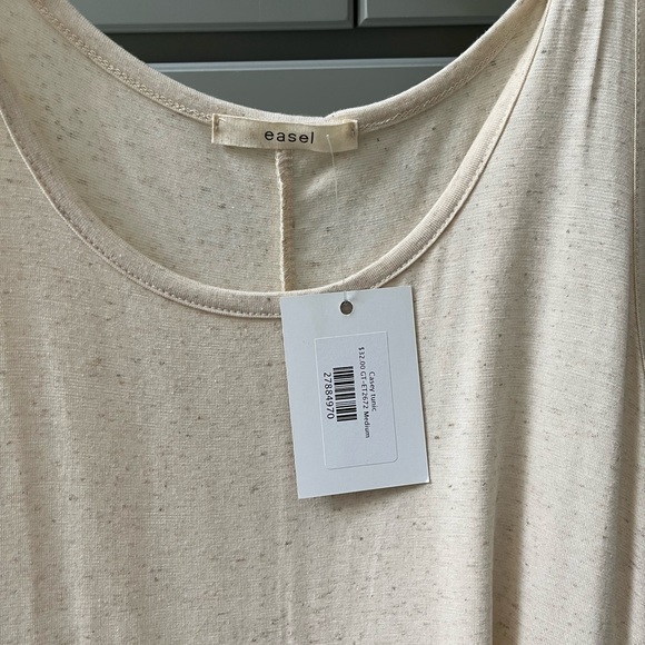 Boutique Easel Tank Dress Lace Bottom Trim - Picture 3 of 5